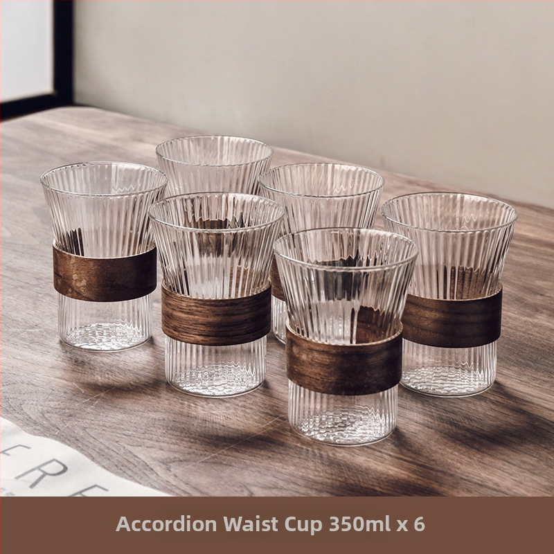 Gnas Bohemia stil staklenog seta čaša za vodu — toplinski otporno staklo, marka Gnas (CRISTALGLASS), kućne čaše za piće