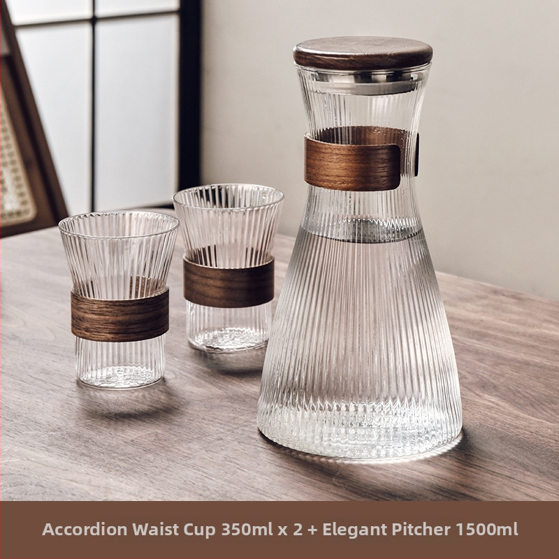 Gnas Bohemia stil staklenog seta čaša za vodu — toplinski otporno staklo, marka Gnas (CRISTALGLASS), kućne čaše za piće