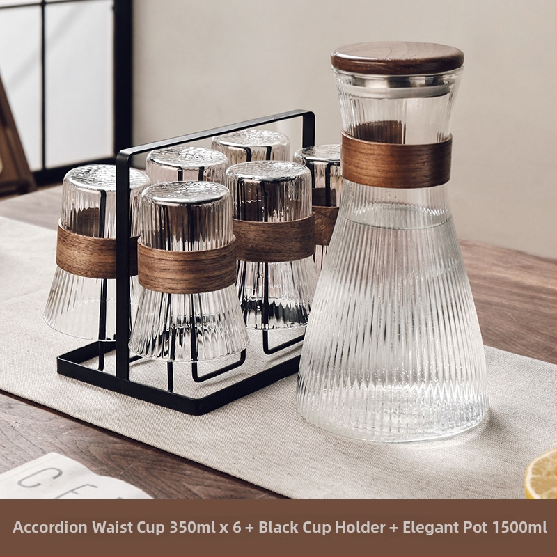 Gnas Bohemia stil staklenog seta čaša za vodu — toplinski otporno staklo, marka Gnas (CRISTALGLASS), kućne čaše za piće