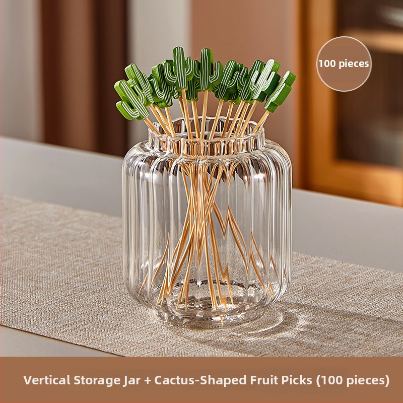 Furculițe din lemn pentru fructe – stil simplu, de unică folosință, lustruite, pentru copii