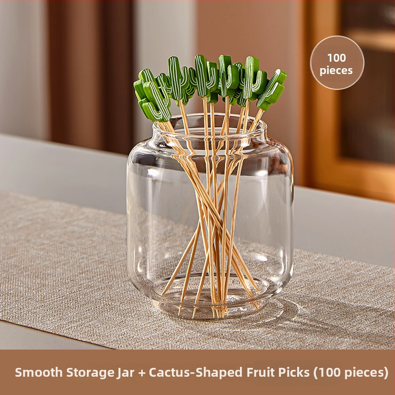 Furculițe din lemn pentru fructe – stil simplu, de unică folosință, lustruite, pentru copii