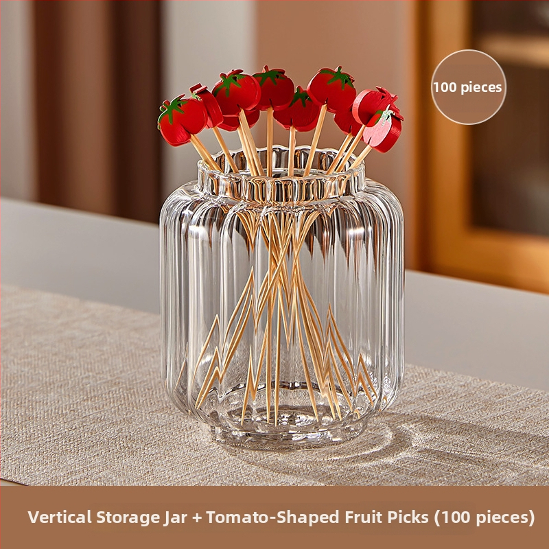 Furculițe din lemn pentru fructe – stil simplu, de unică folosință, lustruite, pentru copii