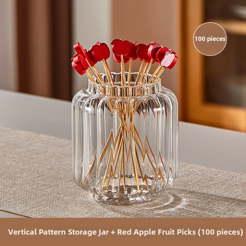 Furculițe din lemn pentru fructe – stil simplu, de unică folosință, lustruite, pentru copii