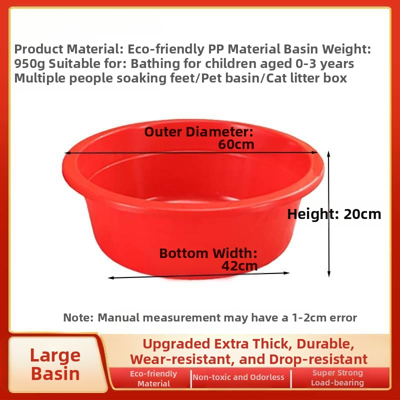 Правоъгълна ваничка за баня, пластмасова, непрегъваема, за възрастни