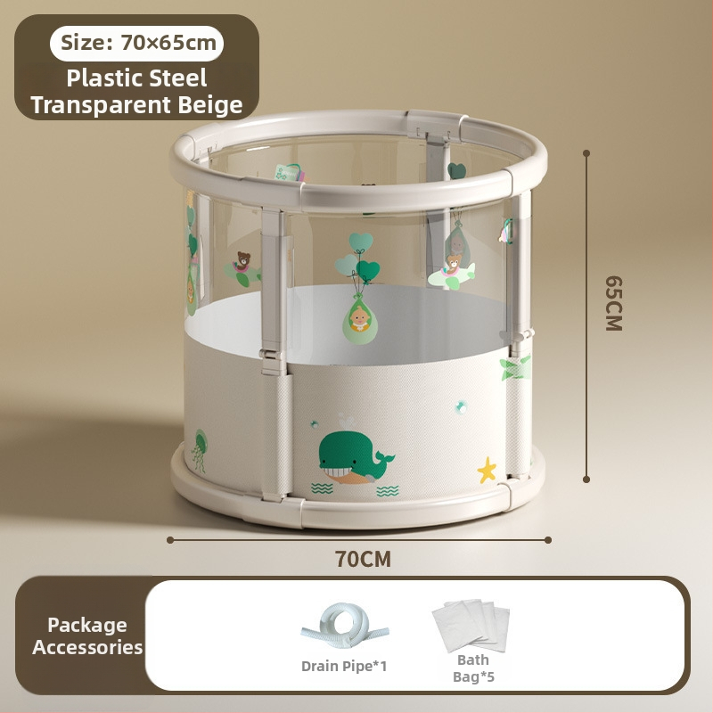 Сгъваема ваничка за къпане на бебета — тарпаулин, стил: сгъваема; предназначение: къпане на бебета; марка: Cotton face; код Oc82