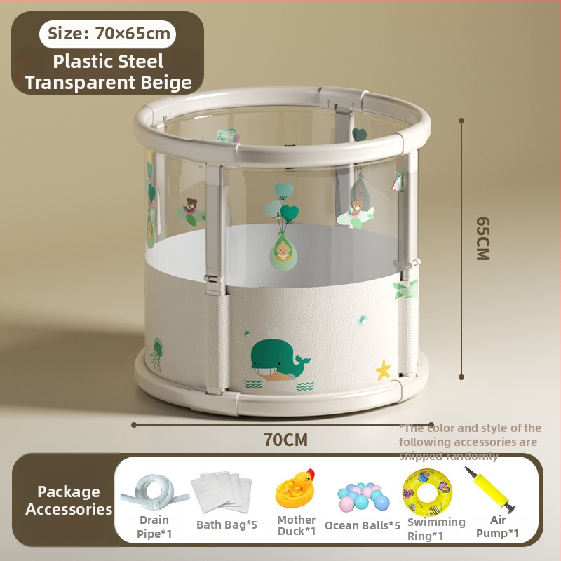 Сгъваема ваничка за къпане на бебета — тарпаулин, стил: сгъваема; предназначение: къпане на бебета; марка: Cotton face; код Oc82