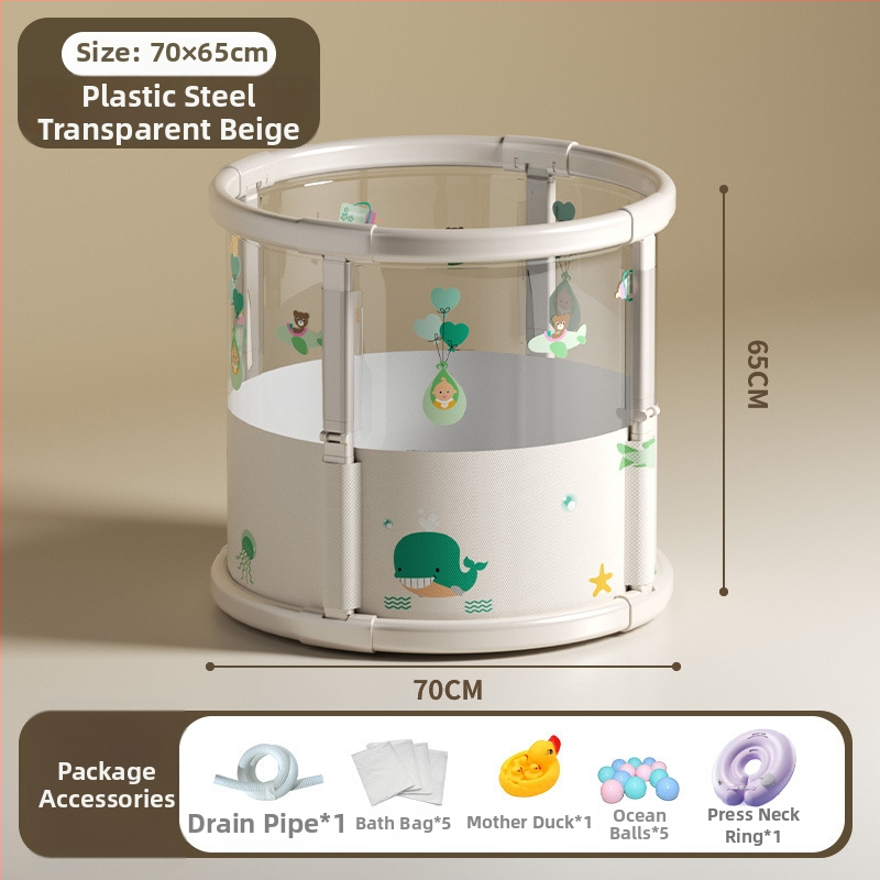 Сгъваема ваничка за къпане на бебета — тарпаулин, стил: сгъваема; предназначение: къпане на бебета; марка: Cotton face; код Oc82