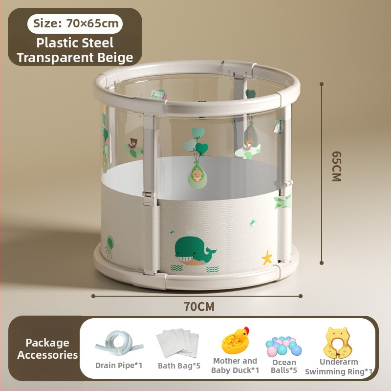 Сгъваема ваничка за къпане на бебета — тарпаулин, стил: сгъваема; предназначение: къпане на бебета; марка: Cotton face; код Oc82
