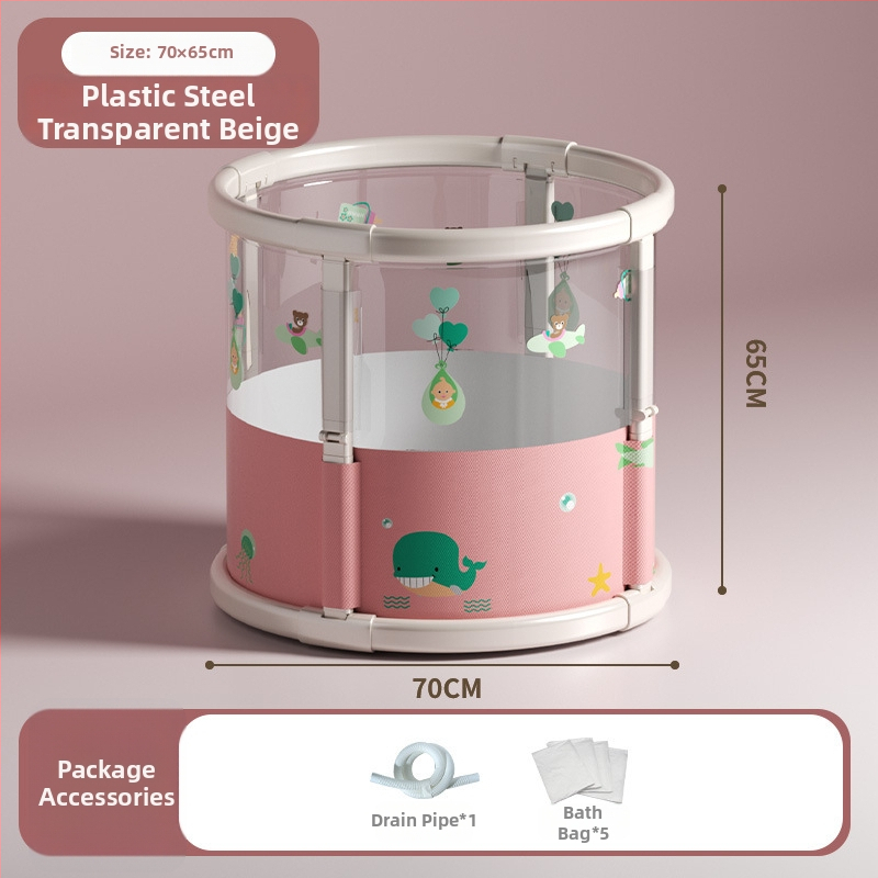 Сгъваема ваничка за къпане на бебета — тарпаулин, стил: сгъваема; предназначение: къпане на бебета; марка: Cotton face; код Oc82