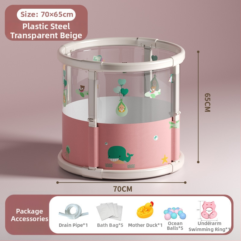 Сгъваема ваничка за къпане на бебета — тарпаулин, стил: сгъваема; предназначение: къпане на бебета; марка: Cotton face; код Oc82