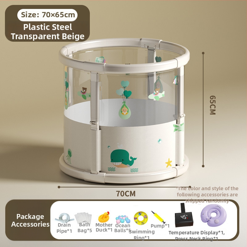 Сгъваема ваничка за къпане на бебета — тарпаулин, стил: сгъваема; предназначение: къпане на бебета; марка: Cotton face; код Oc82