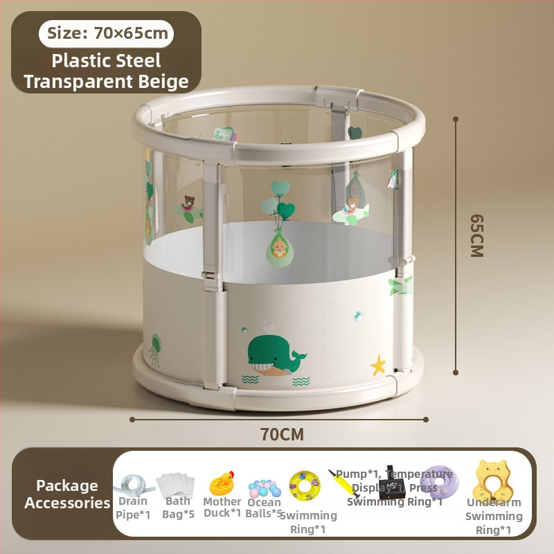 Сгъваема ваничка за къпане на бебета — тарпаулин, стил: сгъваема; предназначение: къпане на бебета; марка: Cotton face; код Oc82
