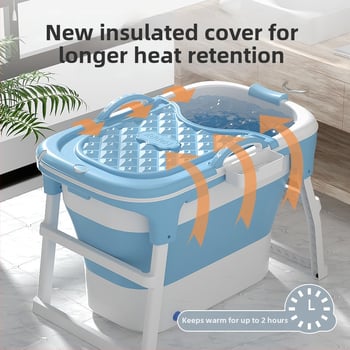 Sklopiva kanta za kupanje, plastična, za odrasle