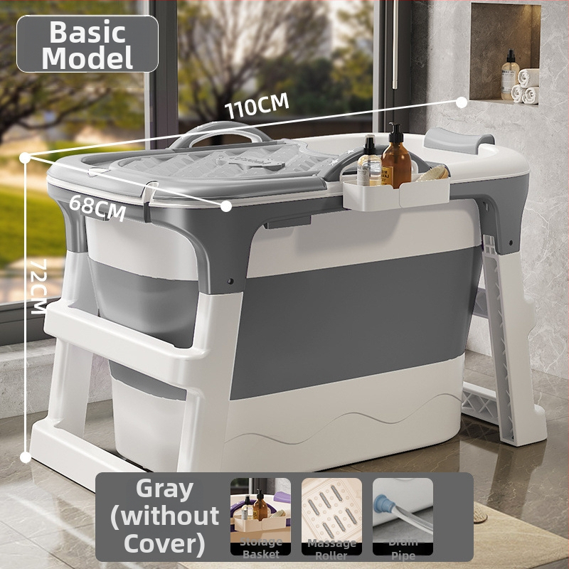 Sklopiva kanta za kupanje, plastična, za odrasle