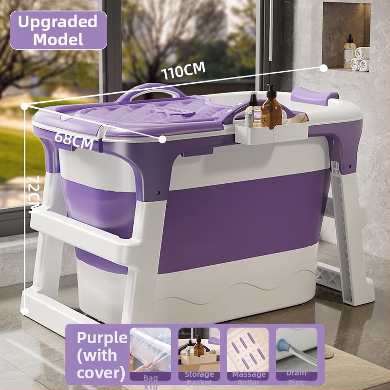 Sklopiva kanta za kupanje, plastična, za odrasle