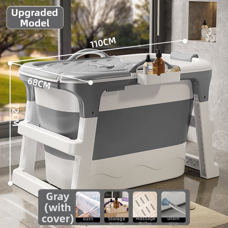 Sklopiva kanta za kupanje, plastična, za odrasle