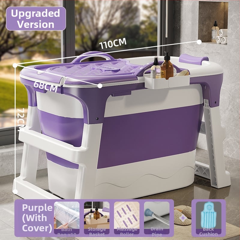 Sklopiva kanta za kupanje, plastična, za odrasle