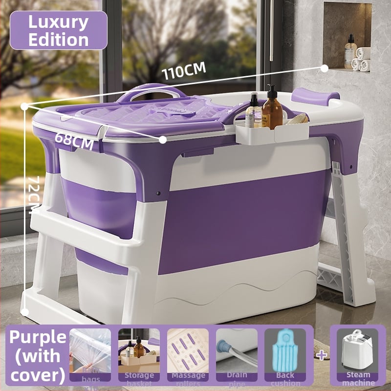 Sklopiva kanta za kupanje, plastična, za odrasle