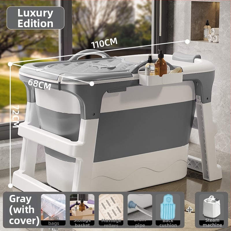 Sklopiva kanta za kupanje, plastična, za odrasle