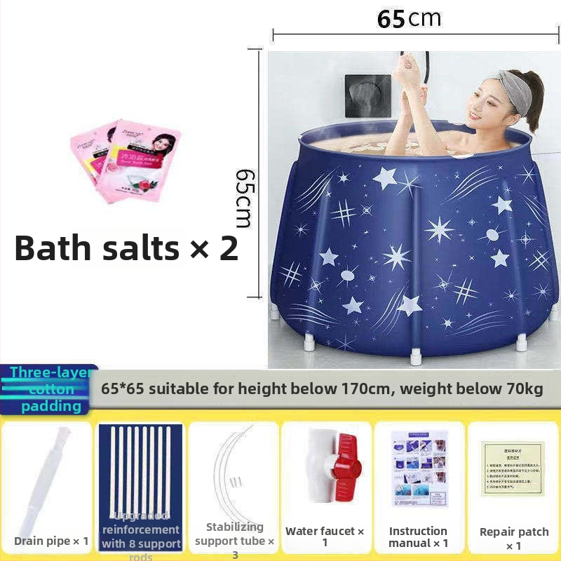 Сгъваема удебелена вана за къпане – домашна употреба; за възрастни, деца и бебета; Материал: Друг; Стил: Сгъваема; Подходяща за: Възрастни