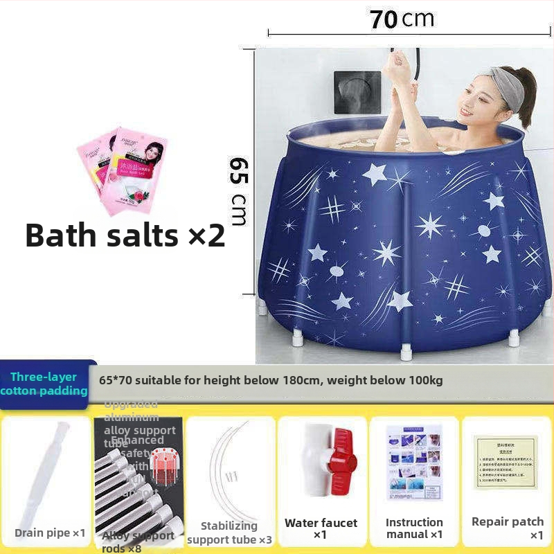 Сгъваема удебелена вана за къпане – домашна употреба; за възрастни, деца и бебета; Материал: Друг; Стил: Сгъваема; Подходяща за: Възрастни