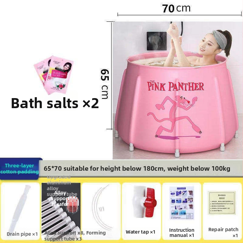 Сгъваема удебелена вана за къпане – домашна употреба; за възрастни, деца и бебета; Материал: Друг; Стил: Сгъваема; Подходяща за: Възрастни