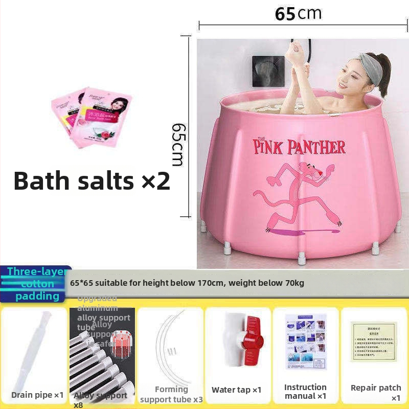 Сгъваема удебелена вана за къпане – домашна употреба; за възрастни, деца и бебета; Материал: Друг; Стил: Сгъваема; Подходяща за: Възрастни