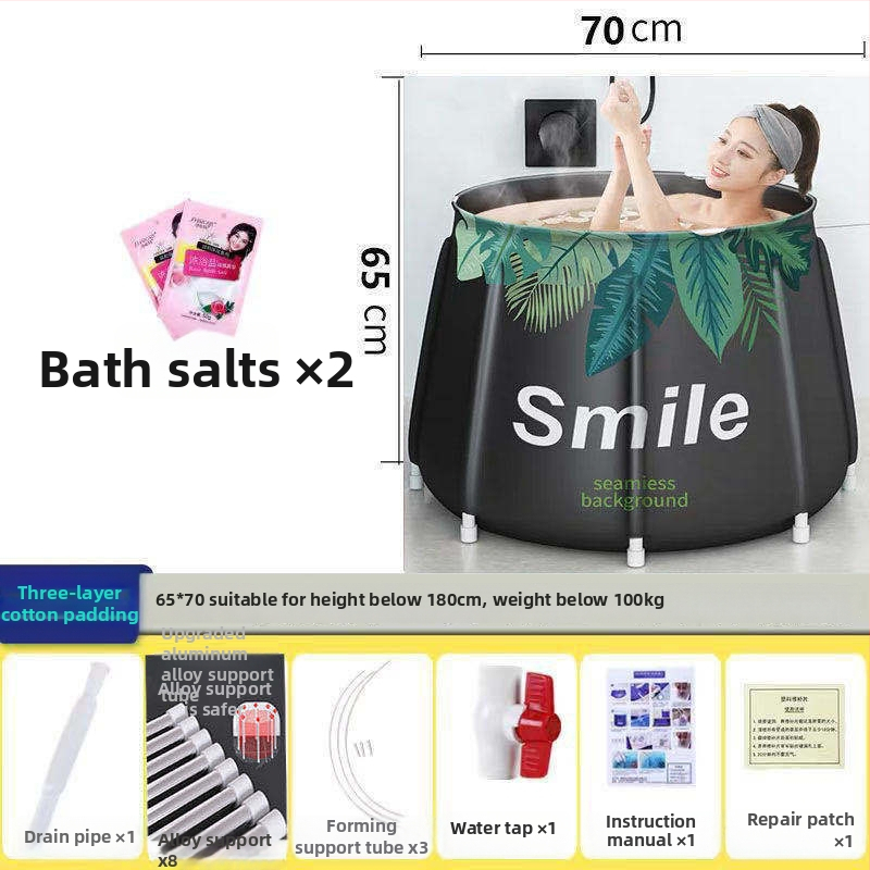 Сгъваема удебелена вана за къпане – домашна употреба; за възрастни, деца и бебета; Материал: Друг; Стил: Сгъваема; Подходяща за: Възрастни