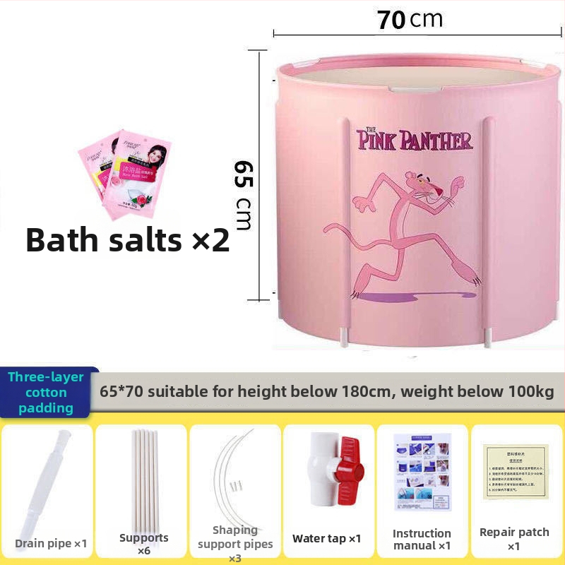 Сгъваема удебелена вана за къпане – домашна употреба; за възрастни, деца и бебета; Материал: Друг; Стил: Сгъваема; Подходяща за: Възрастни