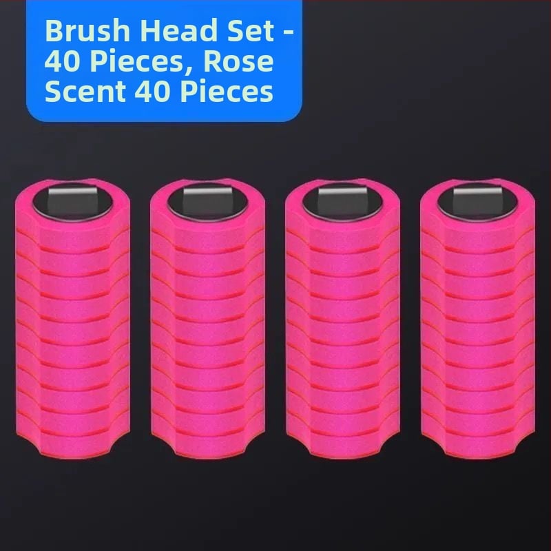 Еднократен комплект за четка за тоалетна със сменяема глава от гъба за почистване на банята