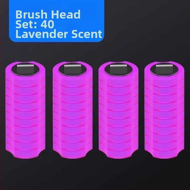 Еднократен комплект за четка за тоалетна със сменяема глава от гъба за почистване на банята