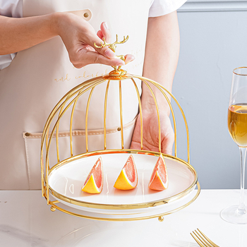 Πορσελάνινη πολυεπίπεδη βάση φρούτων – σκανδιναβικό ελαφρύ πολυτελές ύφος, μάρκα Aili ceramics, λανσάρισμα άνοιξη 2025