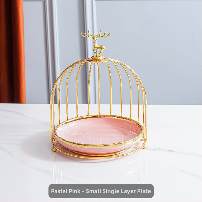 Πορσελάνινη πολυεπίπεδη βάση φρούτων – σκανδιναβικό ελαφρύ πολυτελές ύφος, μάρκα Aili ceramics, λανσάρισμα άνοιξη 2025