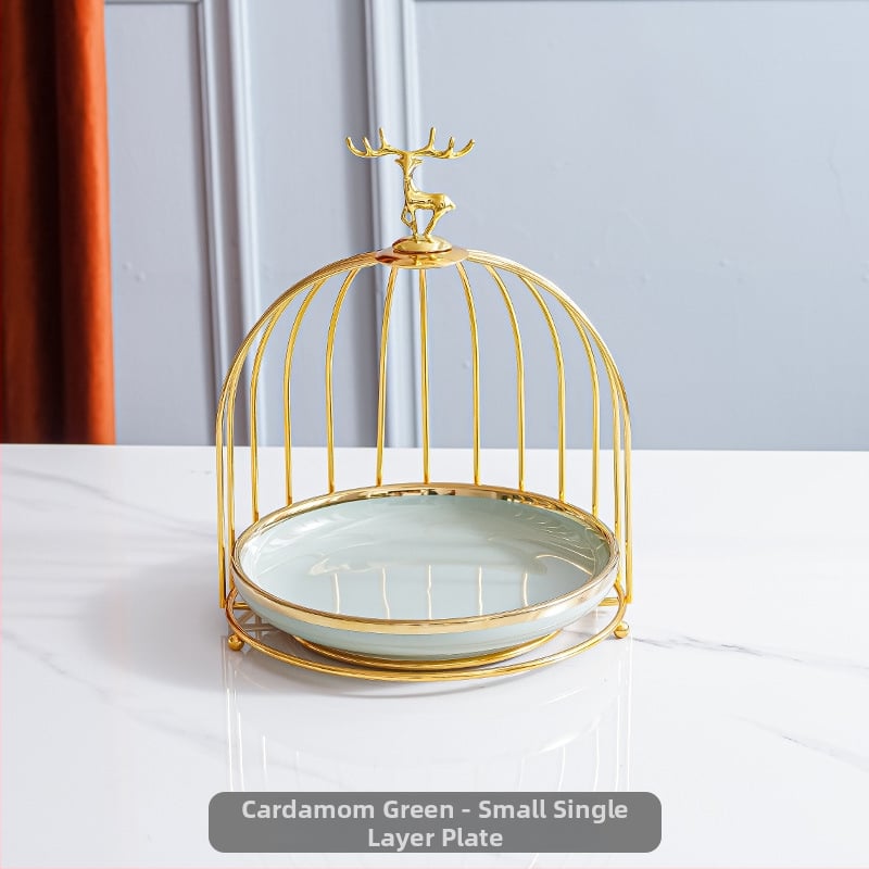 Πορσελάνινη πολυεπίπεδη βάση φρούτων – σκανδιναβικό ελαφρύ πολυτελές ύφος, μάρκα Aili ceramics, λανσάρισμα άνοιξη 2025