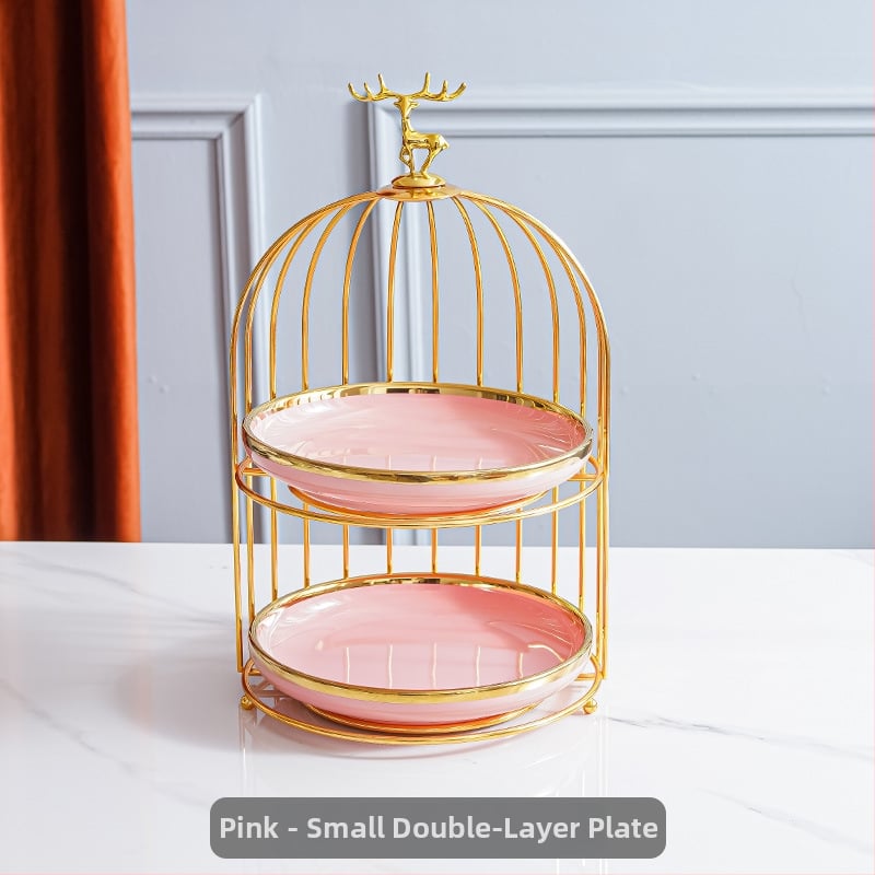 Πορσελάνινη πολυεπίπεδη βάση φρούτων – σκανδιναβικό ελαφρύ πολυτελές ύφος, μάρκα Aili ceramics, λανσάρισμα άνοιξη 2025