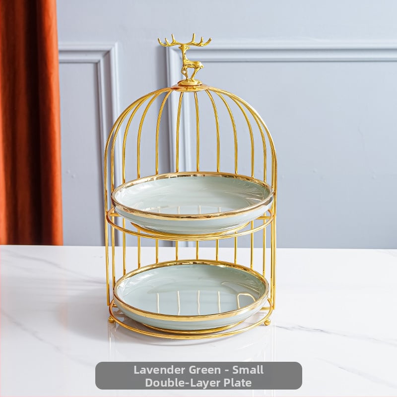 Πορσελάνινη πολυεπίπεδη βάση φρούτων – σκανδιναβικό ελαφρύ πολυτελές ύφος, μάρκα Aili ceramics, λανσάρισμα άνοιξη 2025