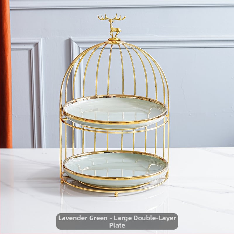 Πορσελάνινη πολυεπίπεδη βάση φρούτων – σκανδιναβικό ελαφρύ πολυτελές ύφος, μάρκα Aili ceramics, λανσάρισμα άνοιξη 2025