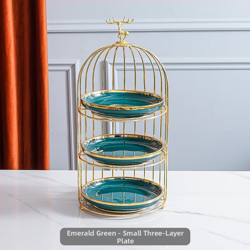 Πορσελάνινη πολυεπίπεδη βάση φρούτων – σκανδιναβικό ελαφρύ πολυτελές ύφος, μάρκα Aili ceramics, λανσάρισμα άνοιξη 2025