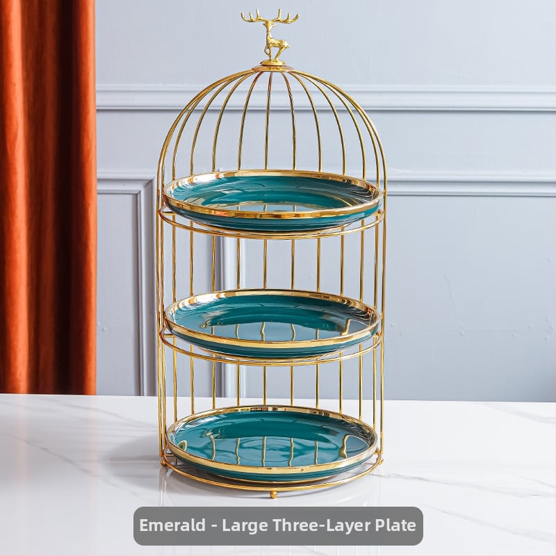 Πορσελάνινη πολυεπίπεδη βάση φρούτων – σκανδιναβικό ελαφρύ πολυτελές ύφος, μάρκα Aili ceramics, λανσάρισμα άνοιξη 2025