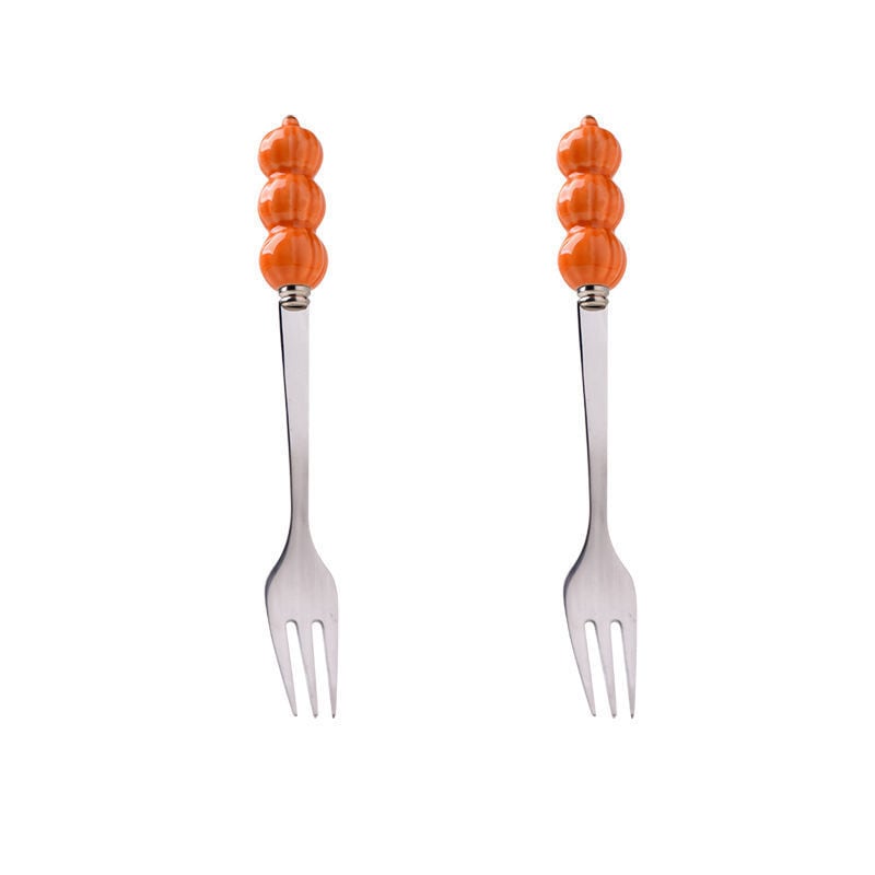 Guangshuhui 304 oțel inoxidabil furculiță de fructe pentru copii, stil simplu Instagram