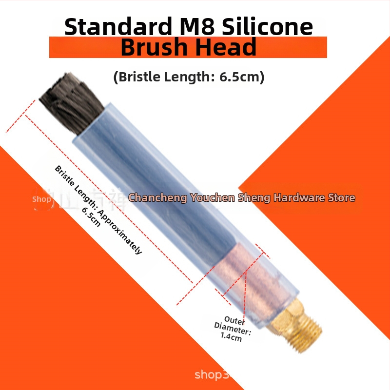 Глава за четка за почистване на заваръчни шевове, неръждаема стомана, съвместимост с M6/M8/M10