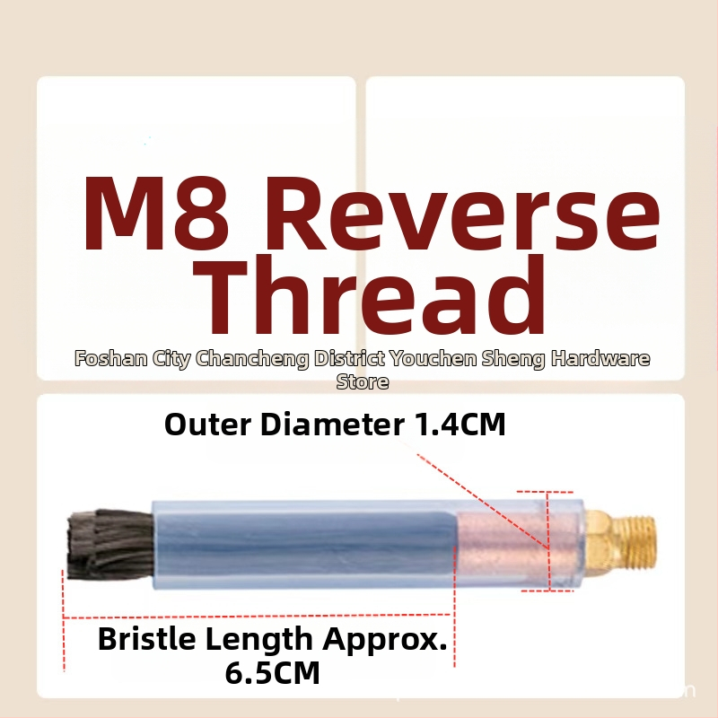 Глава за четка за почистване на заваръчни шевове, неръждаема стомана, съвместимост с M6/M8/M10