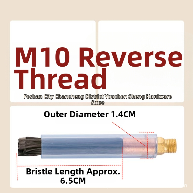 Глава за четка за почистване на заваръчни шевове, неръждаема стомана, съвместимост с M6/M8/M10