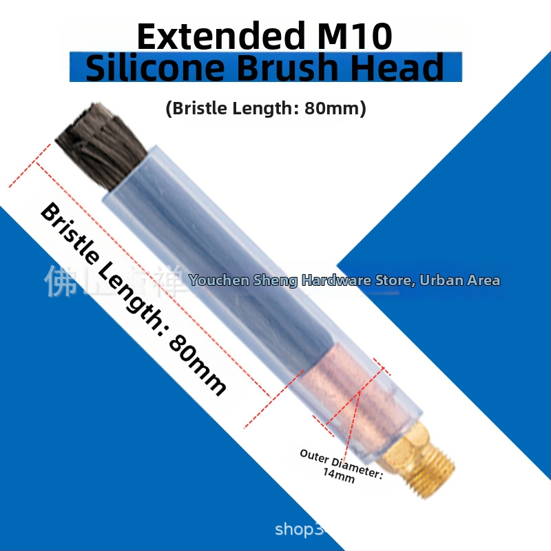 Глава за четка за почистване на заваръчни шевове, неръждаема стомана, съвместимост с M6/M8/M10