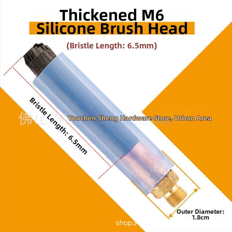 Глава за четка за почистване на заваръчни шевове, неръждаема стомана, съвместимост с M6/M8/M10