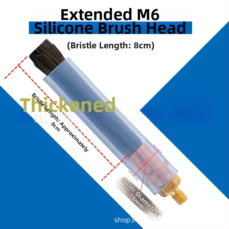 Глава за четка за почистване на заваръчни шевове, неръждаема стомана, съвместимост с M6/M8/M10