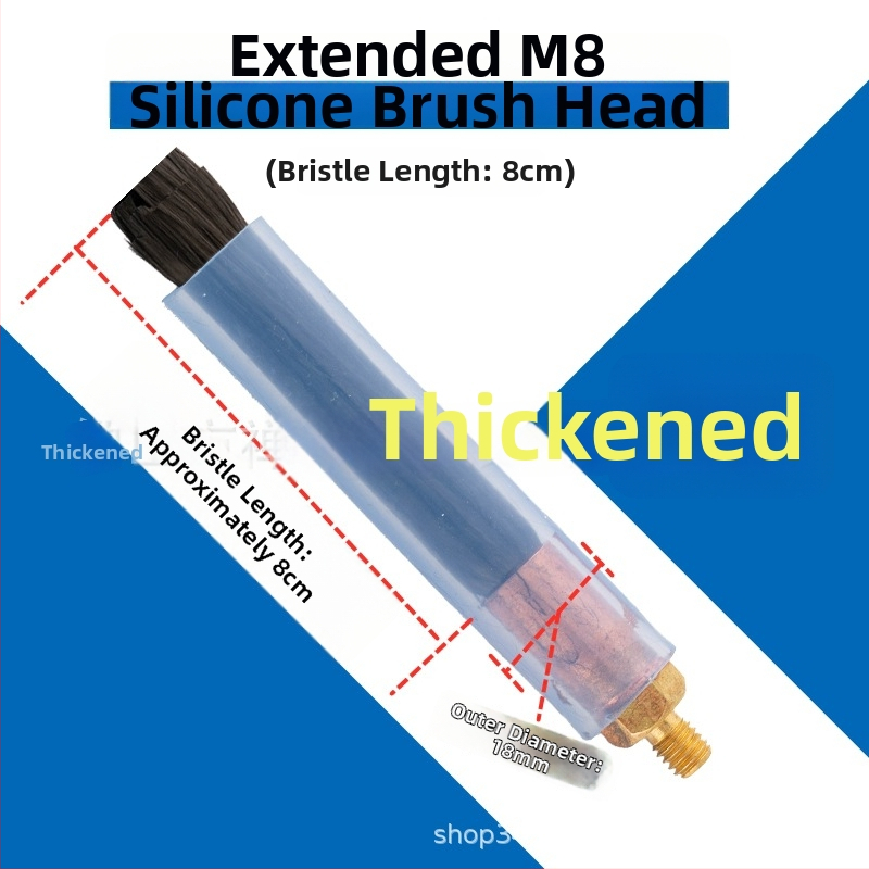 Глава за четка за почистване на заваръчни шевове, неръждаема стомана, съвместимост с M6/M8/M10