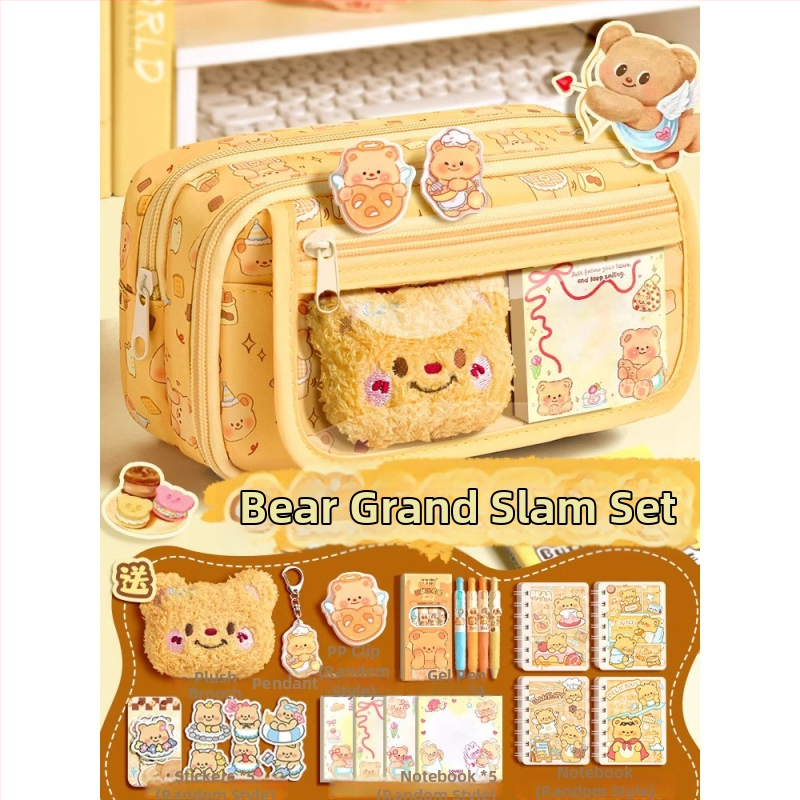 Tweed platnena pernica, ženski, ležerni stil, set kancelarijskih potrepština