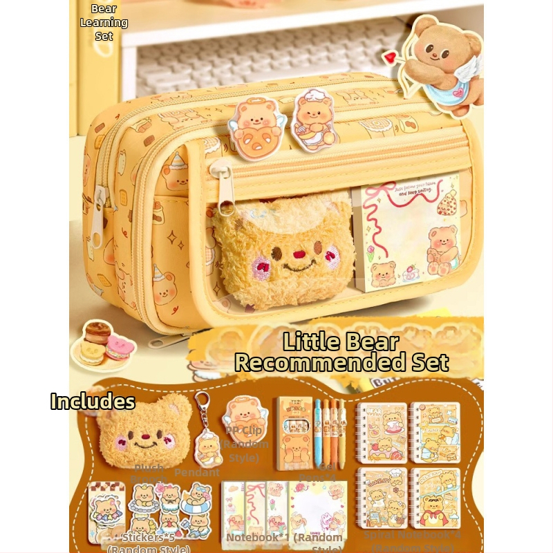 Tweed platnena pernica, ženski, ležerni stil, set kancelarijskih potrepština