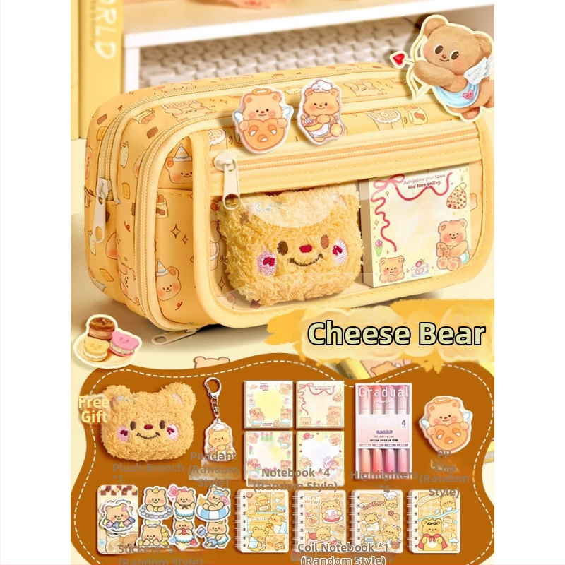 Tweed platnena pernica, ženski, ležerni stil, set kancelarijskih potrepština